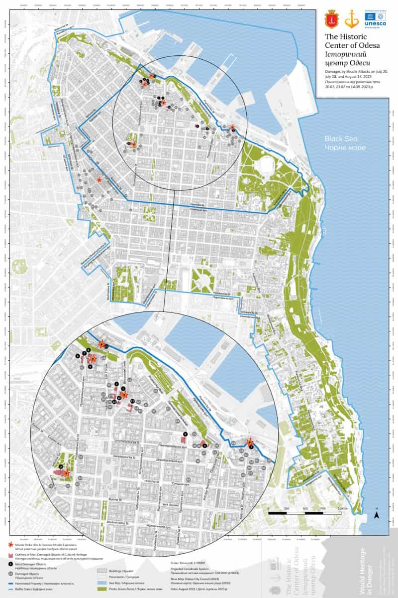 карта Одессы