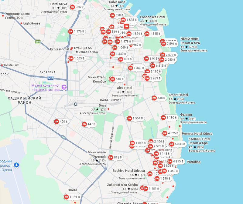 отель в Одессе