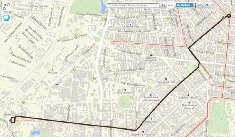 Трамвай №21 в Одессе