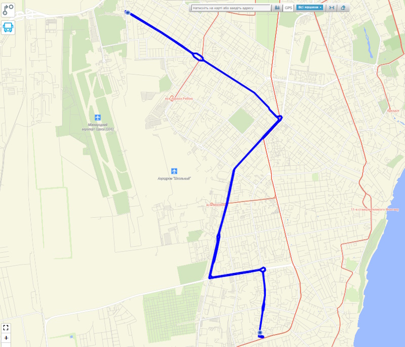 Троллейбус № 12 в Одессе