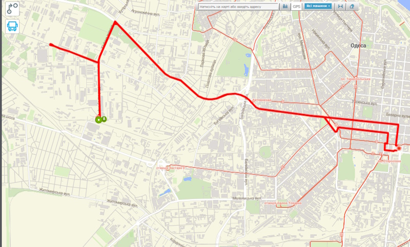 Автобус № 8 в Одессе