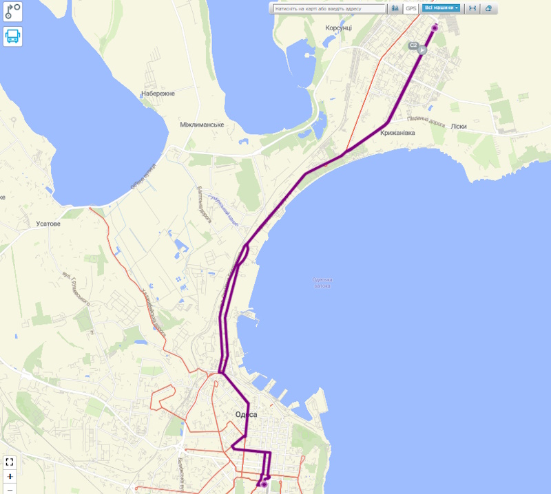 Автобус С2 в Одессе