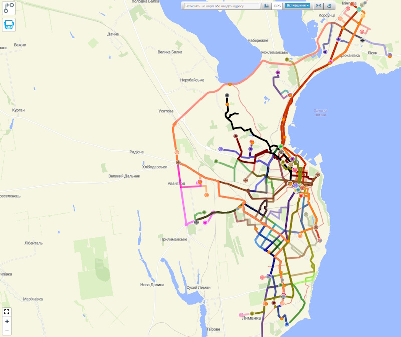 Маршрутки Одессы