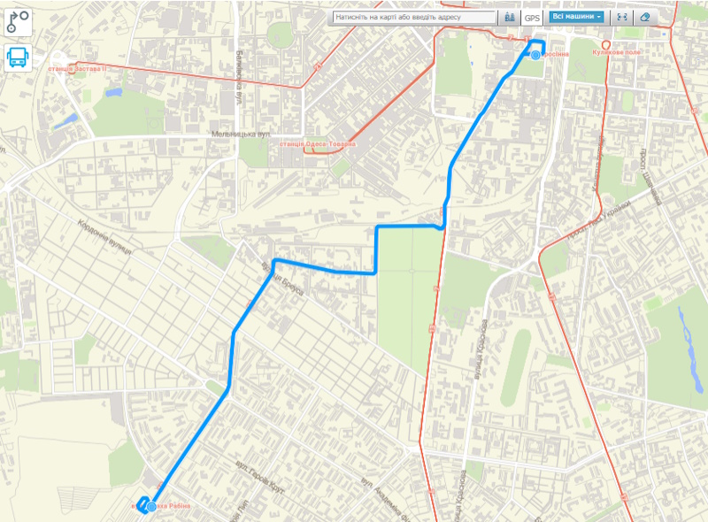 Трамвай №10 в Одессе