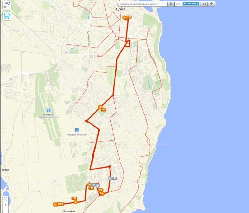 149 маршрутка в Одессе