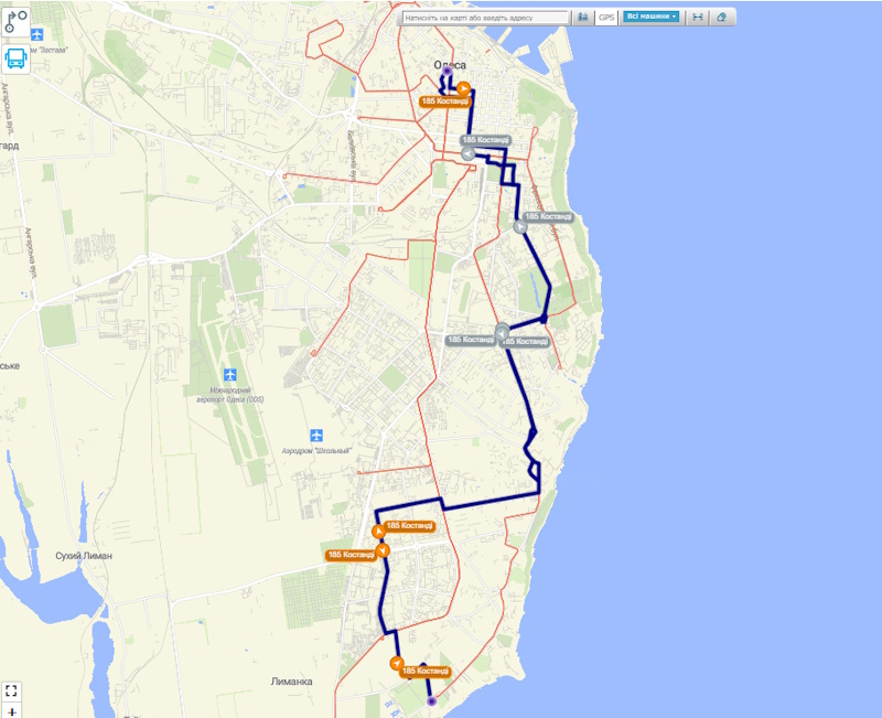 Маршрутка 185 в Одессе