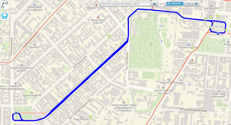 Трамвай №11 в Одессе