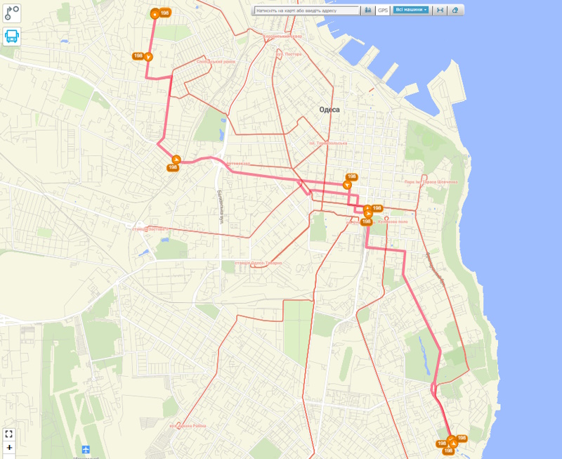 Маршрутка 198 в Одессе