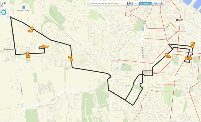 Маршрутка 201 Одесса