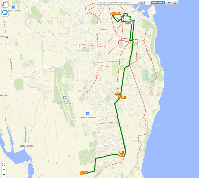 Маршрутка 221 в Одессе