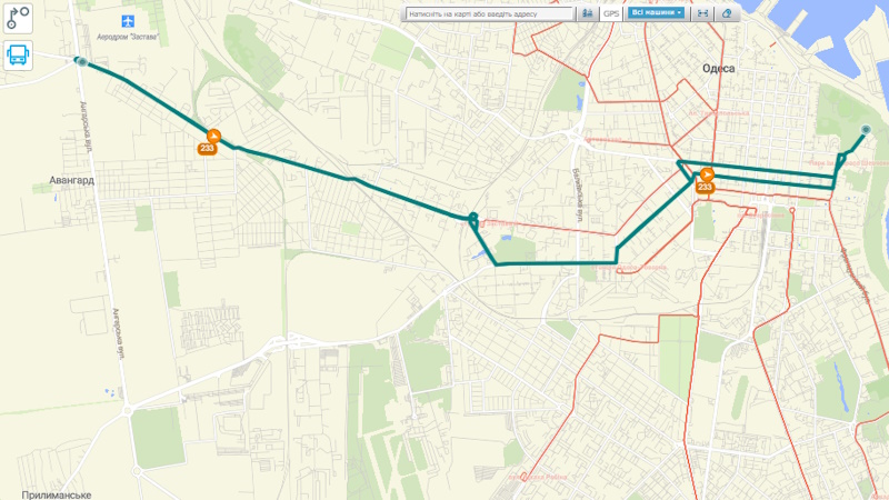 Маршрутка 233 в Одессе