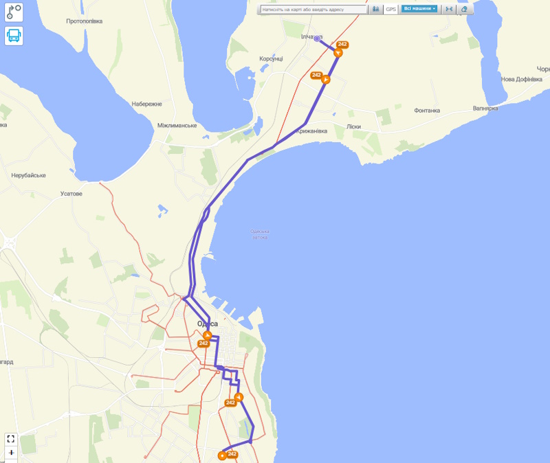 242 маршрутка в Одессе