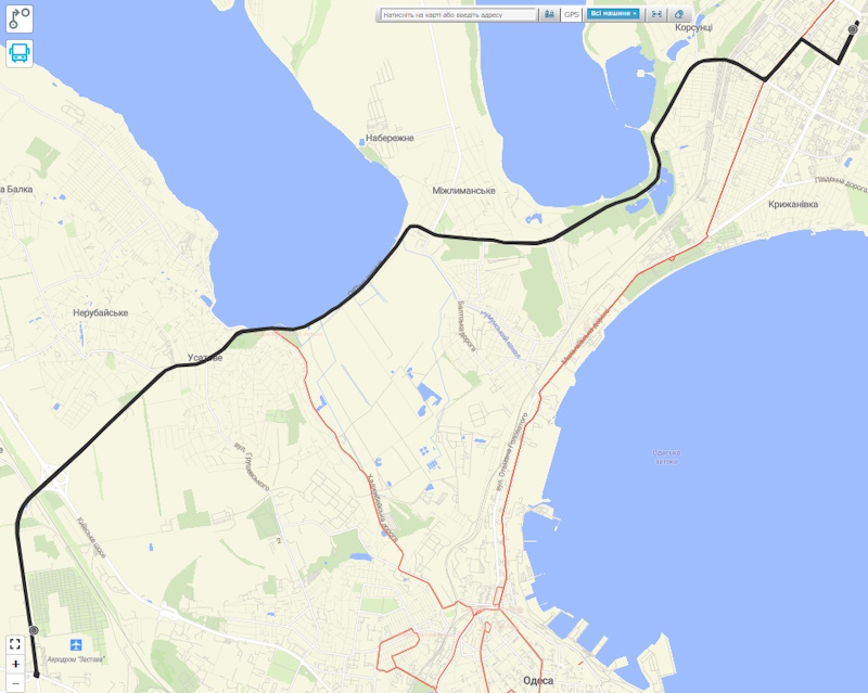 Маршрутка 288 в Одессе