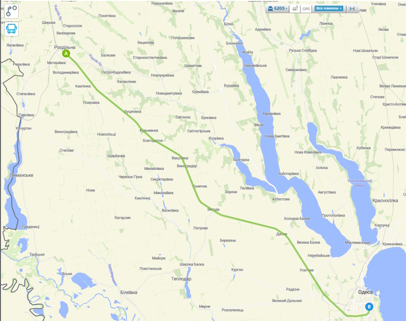 Одесса — Раздельная