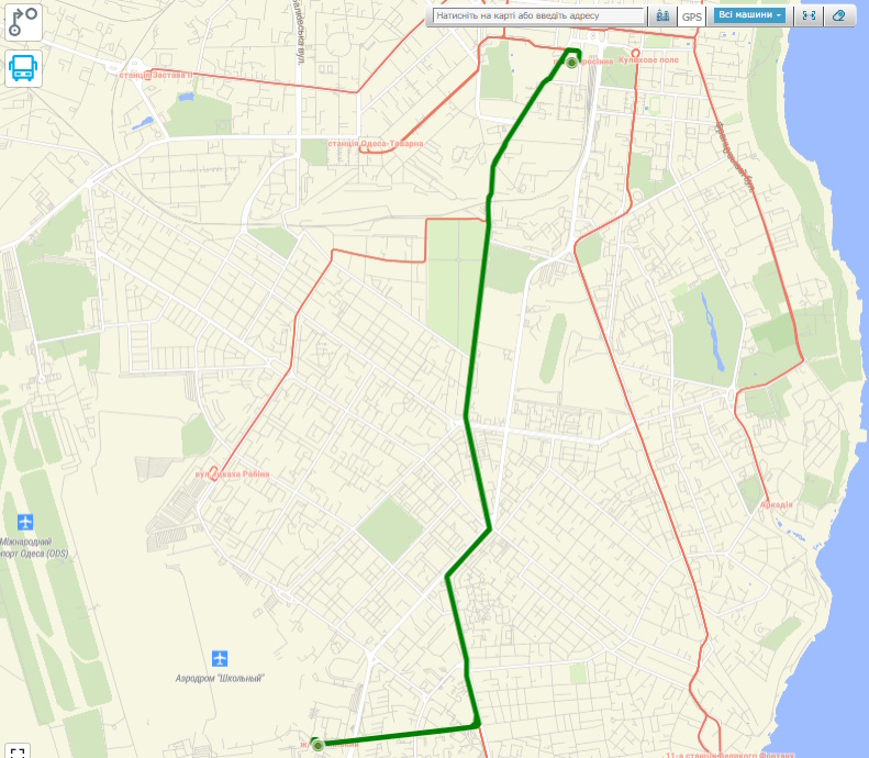 Трамвай №13 в Одессе