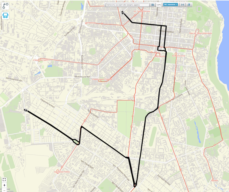 Автобус С3 в Одессе