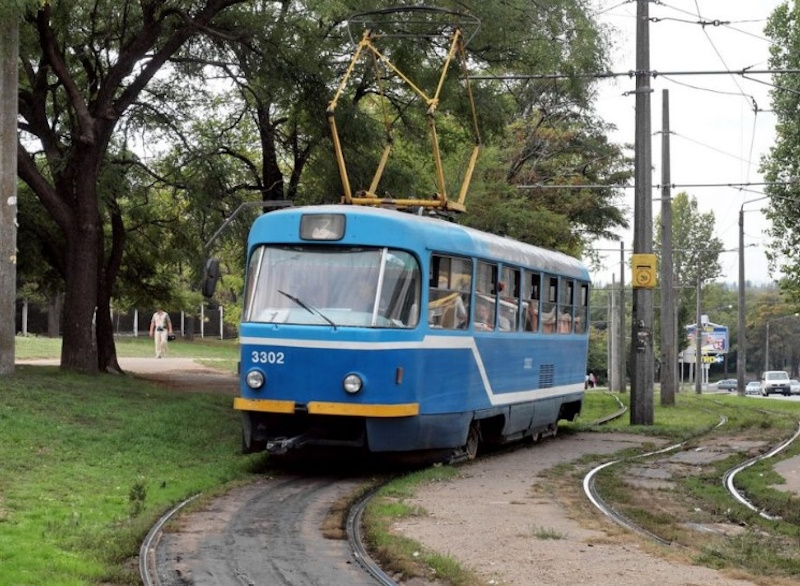 Трамвай №1 в Одессе