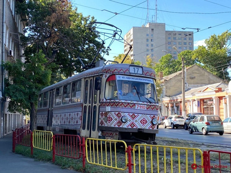 Трамвай №17 в Одессе