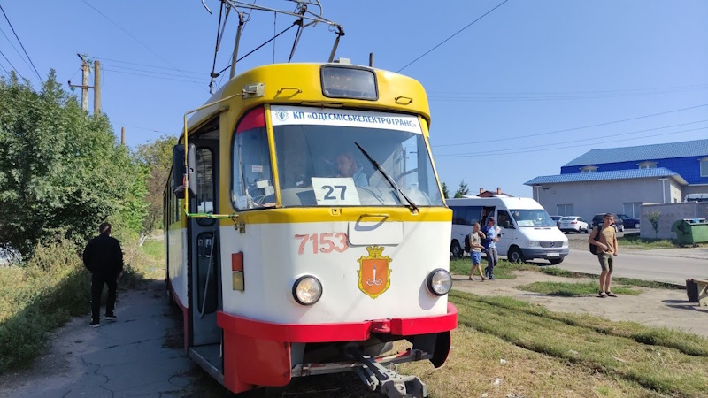Трамвай №27 в Одессе