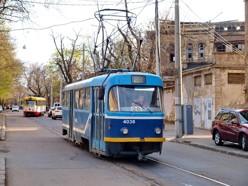 Трамвай №28 в Одессе