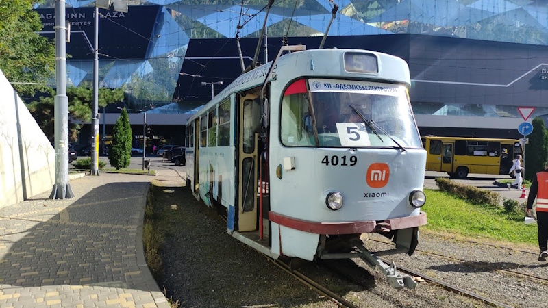 Трамвай № 5 в Одессе