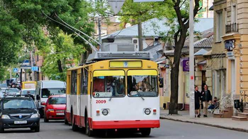 Троллейбус № 9 в Одессе