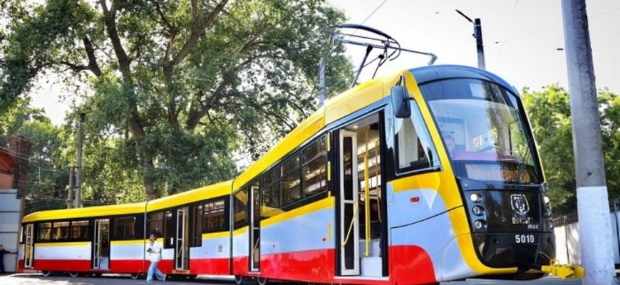 Трамвай № 6 в Одессе