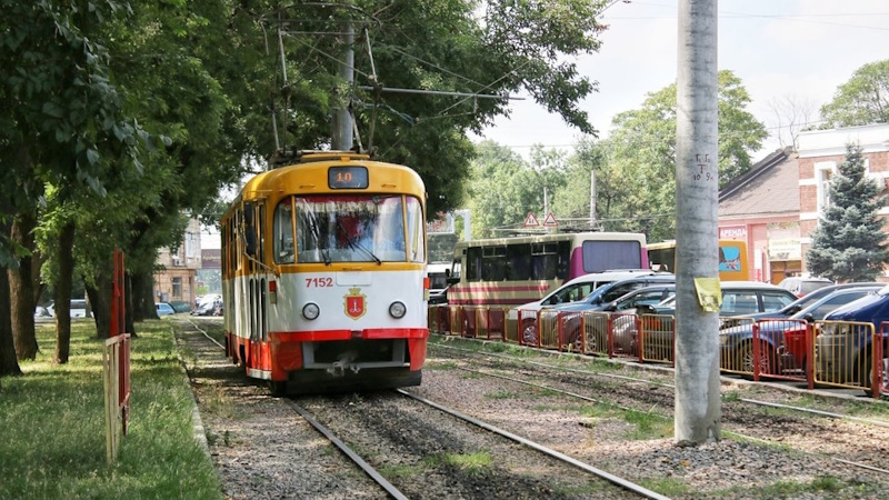 Трамвай №10 в Одессе