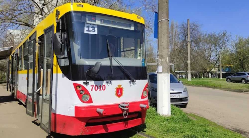 Трамвай №13 в Одессе